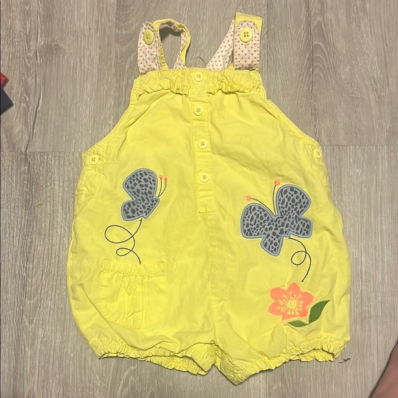 LC Waikiki Yellow Romper with Butterfly Design - Picture 1 of 1